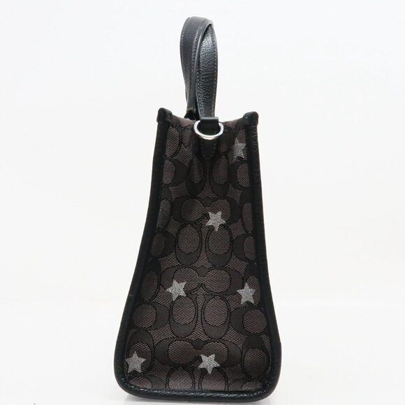 Coach NEW! Star Print Signature Jacquard Dempsey Tote w/Tags! - Picture 5 of 16